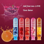 Fruits Flavor Lube Personal Lubricants Water Based Long Lasting Sex Lube For Oral Sex Fantasy Strawberry Cherry Orange Peach Bleberry (All Five Flavors Combo)