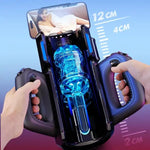 Automatic Male Masturbator - Leten Cannon King Pro Thrusting Xt5 Auto Stroker Electric Pocket Pussy Sex Toy For Men Cock Self Pleasure Trainer Handsfree Penis Pump,10 Telescopic Blowjobsex Machine