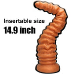 Long Butt Plug Anal Plug Anal Sex Toys, 19.6" Long Dildo Silicone Dildos Monster Dragon Dildo With Strong Suction Cup Large Buttplug For Deepest Sex, Fantasy Dildo Adult Games For Men Women Couples