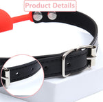 Adjustable Leather Ball Gag – Soft Silicone Mouth Restraint for BDSM & Bondage Play