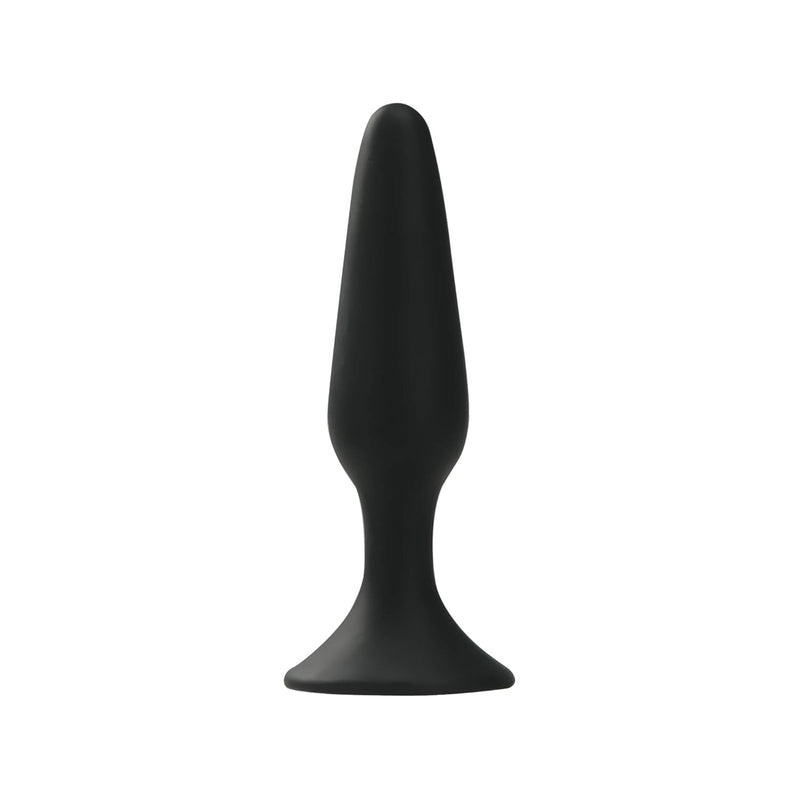 4.5 Inch Silicone Anal Butt Plug, Black Color, Adult Sex Toy, Classic Sex Toy