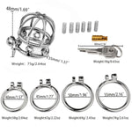 Penis Cage For Sex Metal Chastity Cage With Spikes Sexual Chastity Devices For Male Chastity Devices With Invisible Lock 40Mm