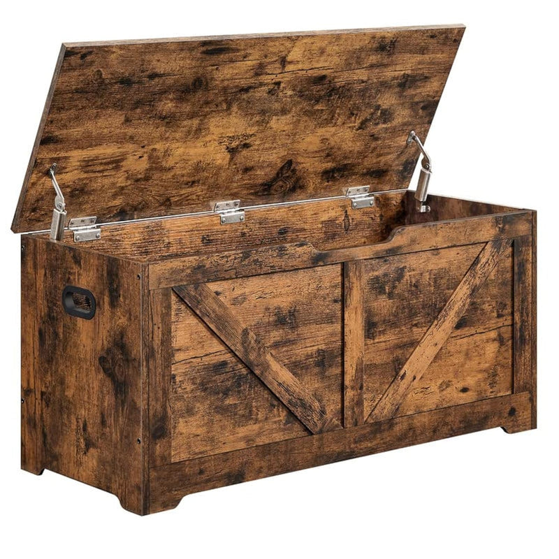 Storage Chest, Storage Trunk With 2 Safety Hinges, Storage Bench, Shoe Bench,