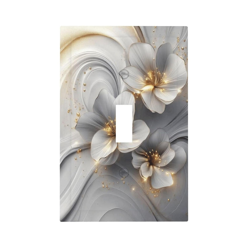Gilded Bloom 2-Gang Toggle & Rocker Combination Wall Plate