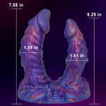 Silicone Realistic Double Sided Dildos Soft And Flexible Double Penis Sex Toys With Suction Cup Long Double Ended Realistic Dildo Anal Dildo For Women Men Couple Anal Long Dildo Penis