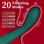 G Spot Vibrator For Women - 20 Powerful Vibrating Modes Clitoral Vaginal Anal Stimulator, Waterproof Bullet Finger Massagers,Adult Sex Toy For Couple(Green)