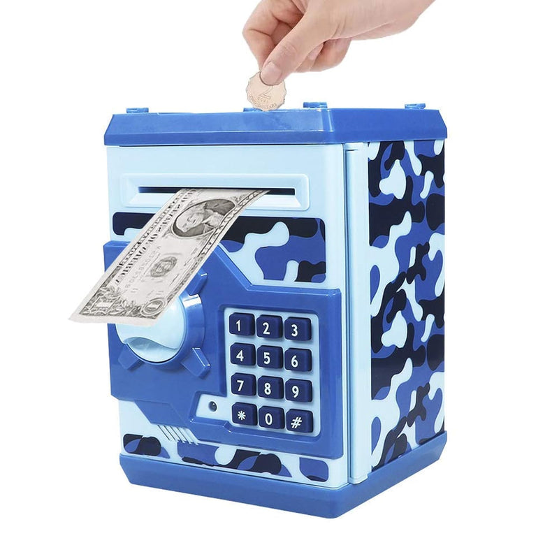 Piggy Bank Electronic Mini Atm For Kids Baby Toy, Safe Coin Banks Money Saving