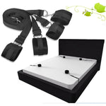 Sex Restraints Bdsm Toys King Size Bed Restraints Belts For Wrists And Ankles Bondaged Bed Tie Dows For Bedroom Uder Mattress Queen Sex Resistance Bands With Ankle Strap Men Sweater