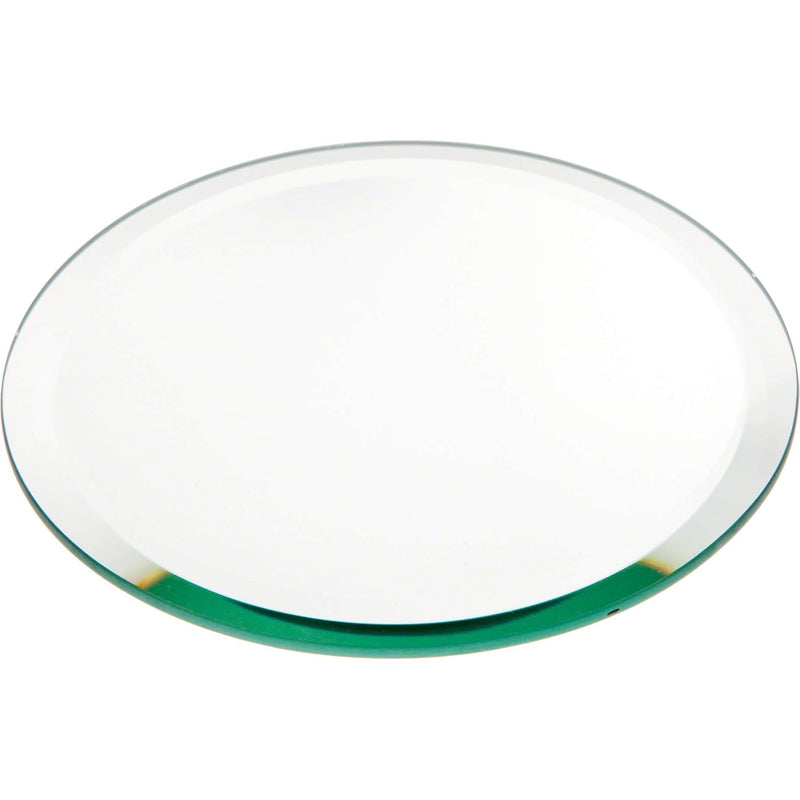 Round 5Mm Beveled Glass Mirror, 6 Inch X 6 Inch