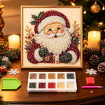 Christmas Pearl Diamond Art Kit for Adults, DIY Gem Craft for Beginners