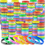 120 Pcs Christian Jesus Loves You Silicone Wristbands for Kids & Adults