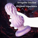 Devil'S Hand - 3 Sizes Anal Plug Huge Butt Plug Big Anal Dildo Thick Ass Plug With Suction Cup, Monster Fantasy Dildo With Rich Texture And 2 Big Knots, Anal Toys For Beginners Men And Women (Small)