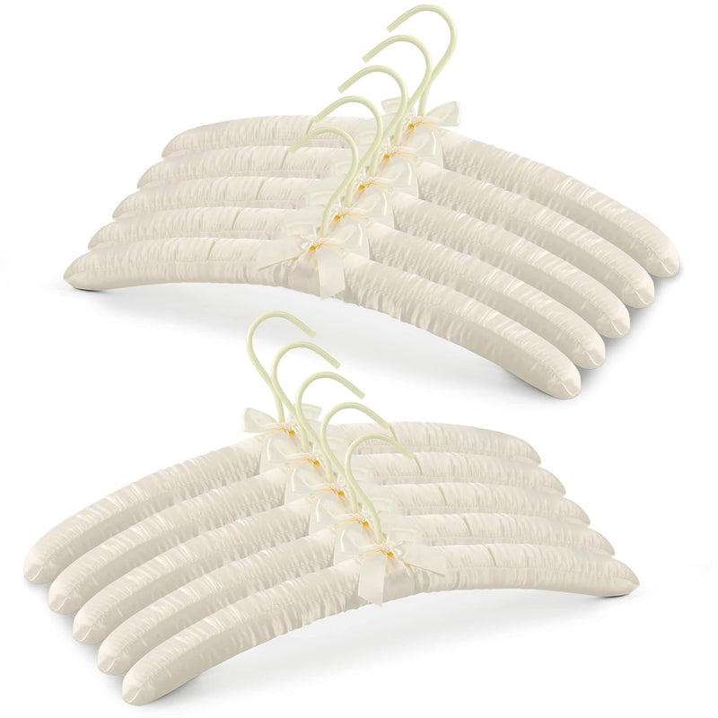 Padded Hanger For Sweaters - 17 Inch Extra Large Heavy Duty Satin Covered Coat H