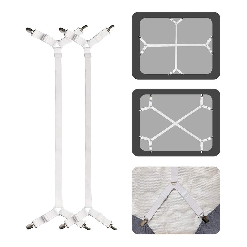Sheet Straps, Fitted Sheet Clips Under Mattress Keeping Sheets In Place, Bed S