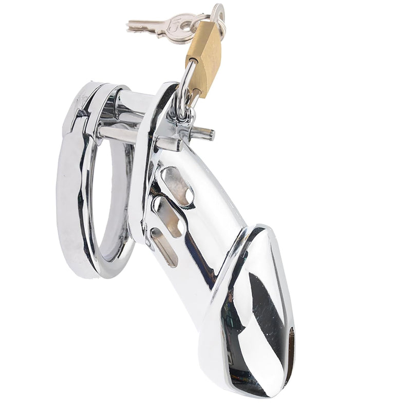 Flat Chastity Cage Chastity Lock For Men, Good Concealment, Penis Cage For Men,Couples Bondage Sm Sex Toys (40+45+50)