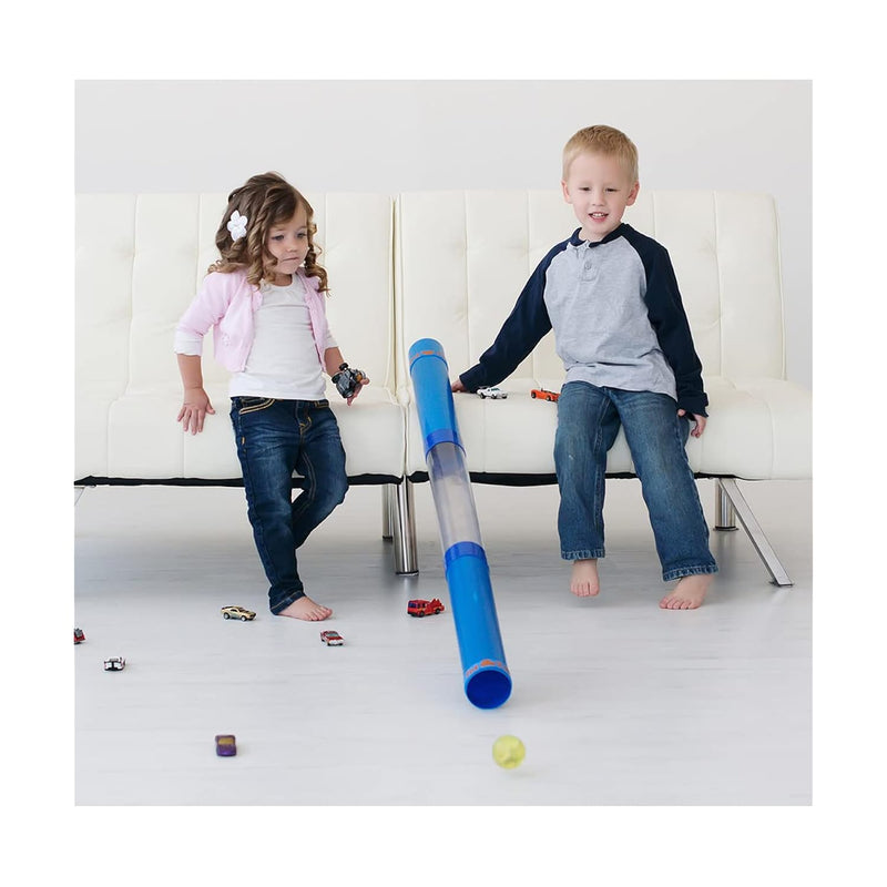 Tot Tube Playset Toy Car And Ball Tunnel Ramp Race Track