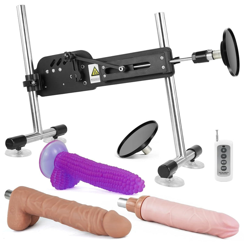 Sex Machine Thrusting Automatic Thrusting Machine For Women Remote Thrust Sex Toys Machines Devices Dildo Machine Sex Machines With Realistic Dildos Premium Thrusting Machine For Women (Medium)
