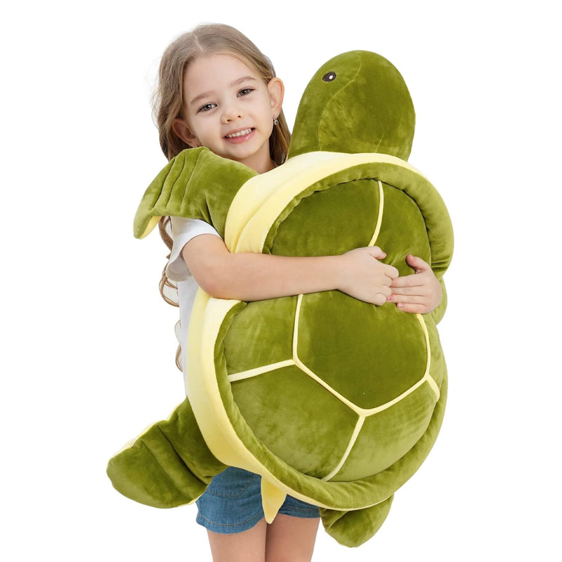 28" Soft Plush Sea Turtle Stuffed Animals Plush Pillow Toys, Large Turtles