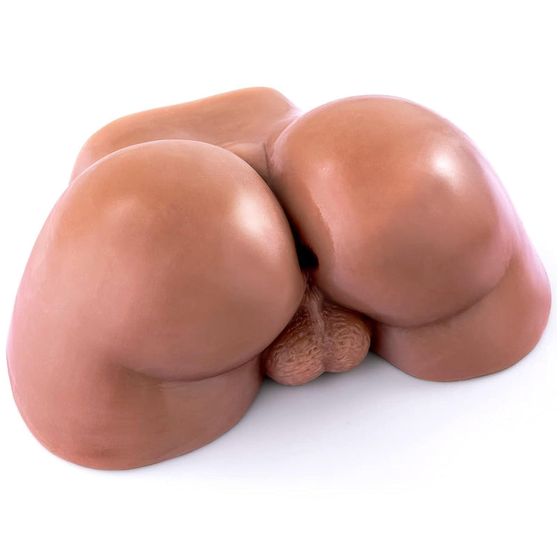 5.5Lb Lifelike Sex Doll For Gay Male Masturbator Realistic Pussy With Testicles Anus Male Stroker Sex Toy For Masturbation Brown