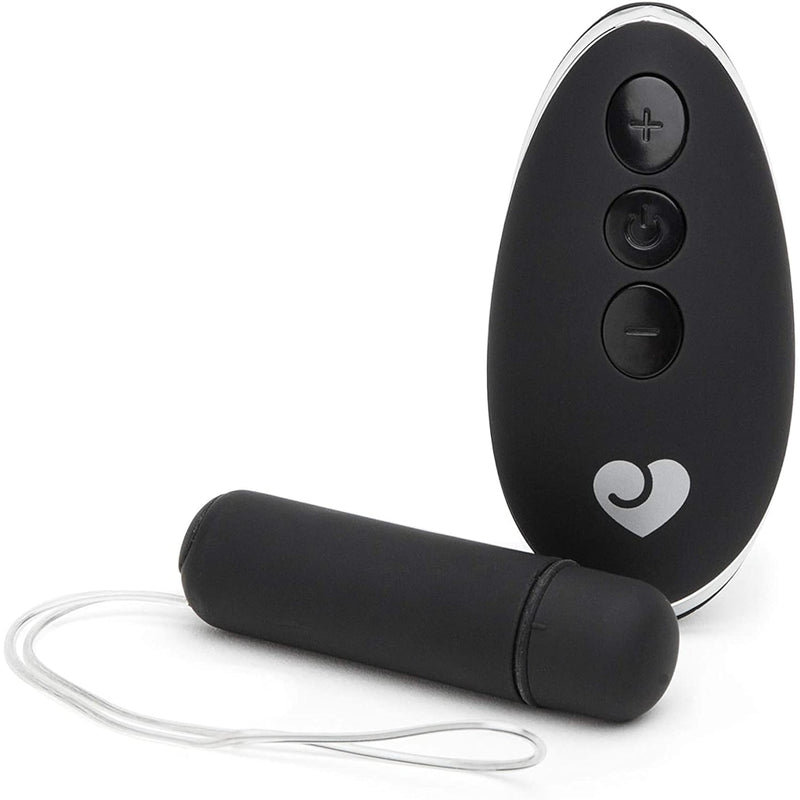 Hot Date Remote Control Vibrating Panties For Women - Black Lace & Pink Satin