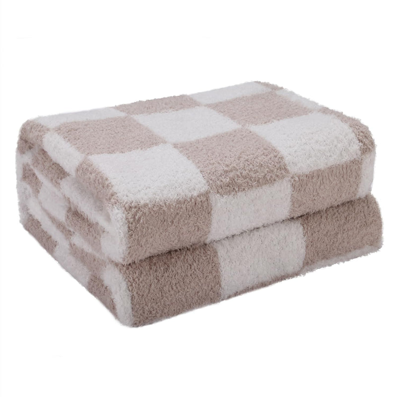 Crevent 50‘’X60‘’ Ultra Soft And Plush Reversible Microfiber Throw Blanket For