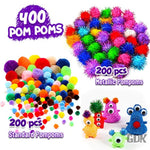 1170+ Pcs Arts & Crafts Supplies Kit for Kids Ages 4-9, DIY School Craft Set