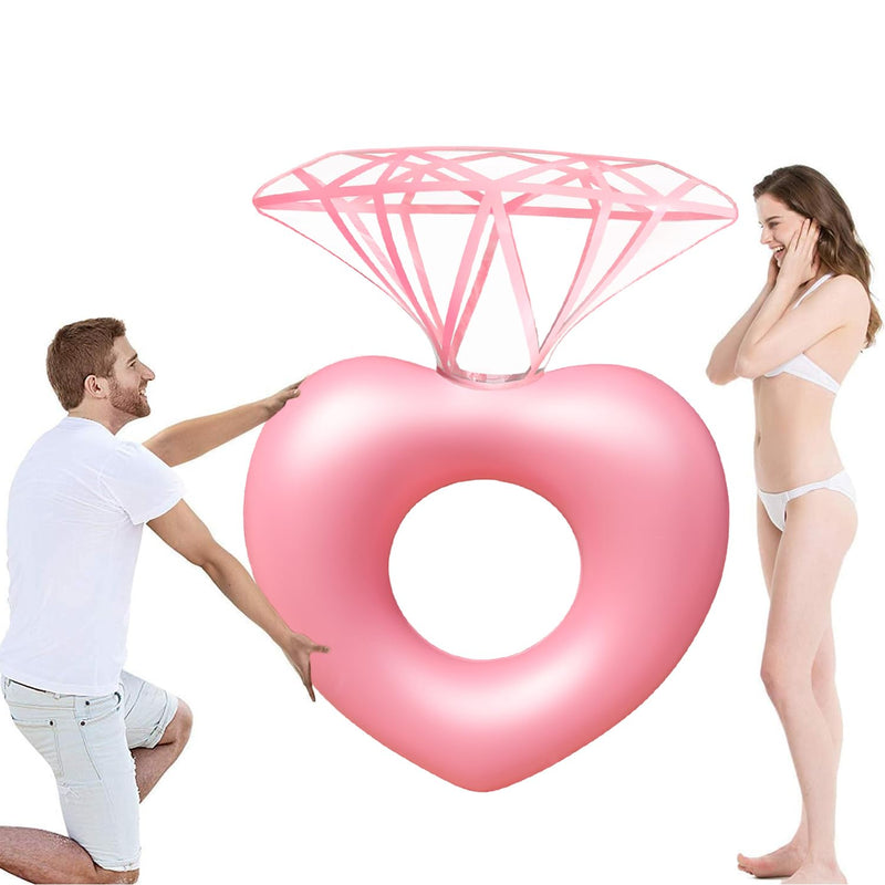 Diamond Swimming Ring Floaty Party Pools Beach Toys For Adults Inflatable Swim