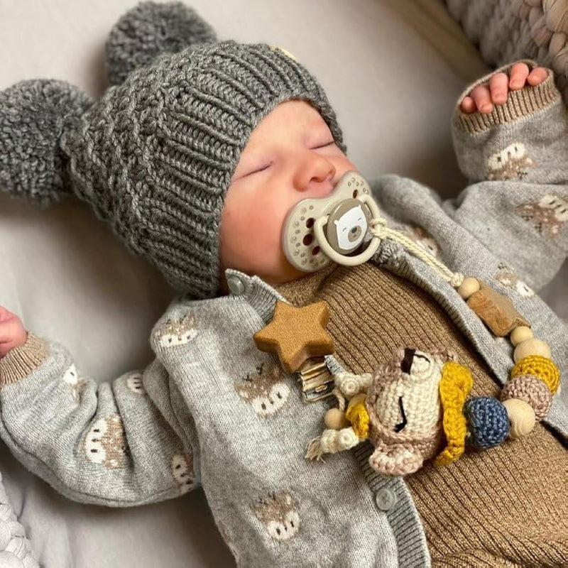 Realistic Reborn Baby Dolls Boy 18 Inch Lifelike Baby Doll Levi Real Life B