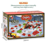 Christmas Race Tracks For Kids Toys, 262 Pcs Christmas Trains Road Race Tracks, Flexible Track Playset, 2Pcs Holiday Car For 3 4 5 6 Year Old Boys Girls Birthday Party Favor Gift