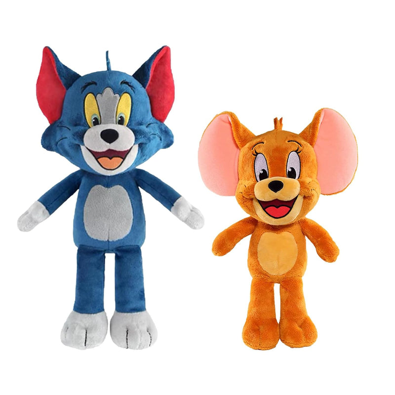 Tom Cat With Jerry Mouse Plush Stuffed Toy Cartoon Movie Cat And Mouse Stuf