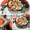 Ramen Bowl, 40 oz Microwaveable Noodle Cooker for Ramen, Pho, Soup, and Pasta, Dishwasher Safe and Portable, Ideal for Home, Office, Dorm, or Gift (Red)