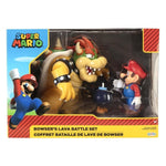 World Of Nintendo , Bowser, Bob - Omb , Figure (3 Pack), Bowser Vs Mario Diorama Set