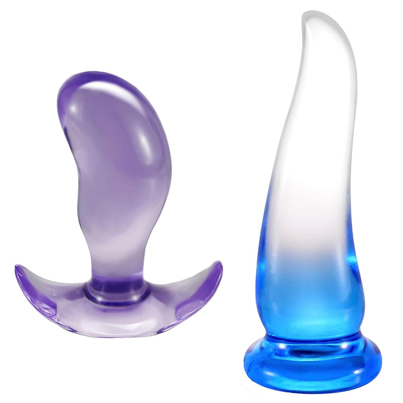 Big Purple Mango Butt Plugs + Huge Tentacle Anal Plugs