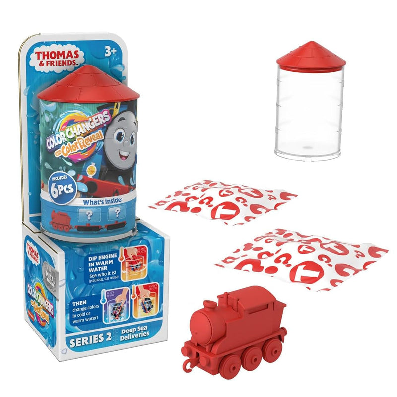 Mystery Toy Trains Collection, Color Reveal Engines With Color Changing Act