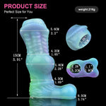 Monster Fantasy Glow Penis Sleeve For Men Penis Extension, Animal Dildo Sleeve G-Spot Stimulator For Women With Cock Ring, Stretchy Cock Extension Sleeve, Adult Sex Toy Novelty (Yc-Ls2215)