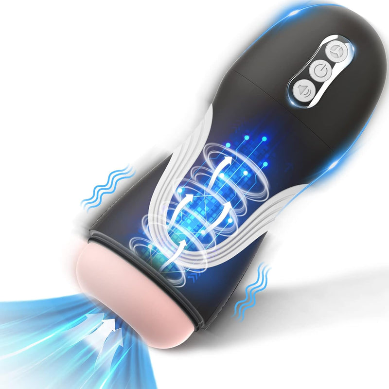 Automatic Male Masturbators Sucking, Sex Stroker Toy With 7 Suction & 10 Vibration, Pocket Pussy Adult Sex Toys For Men Masturabatoring