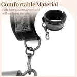 Adjustable Spreader Bar with Hand & Ankle Cuffs – Bondage Restraints for Couples