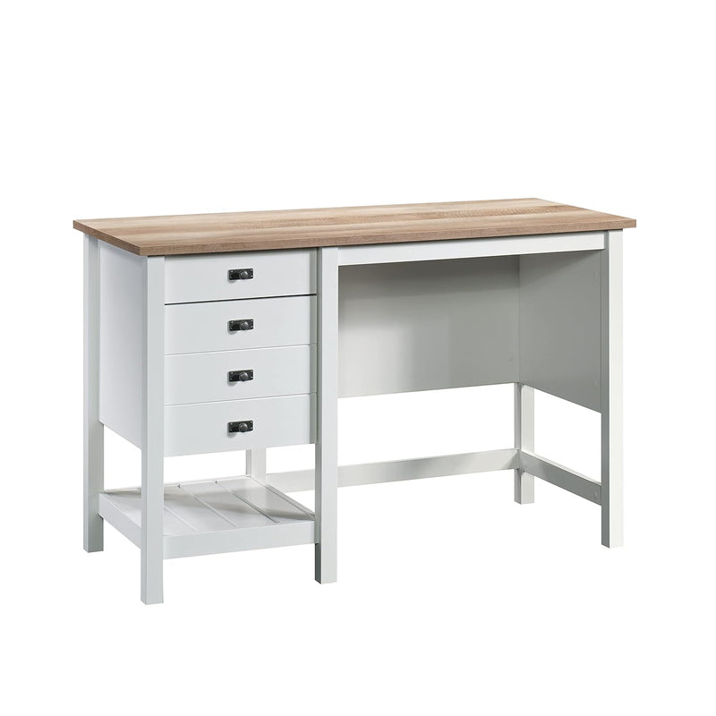Cottage Road Pedestal Desk, Soft White Finish