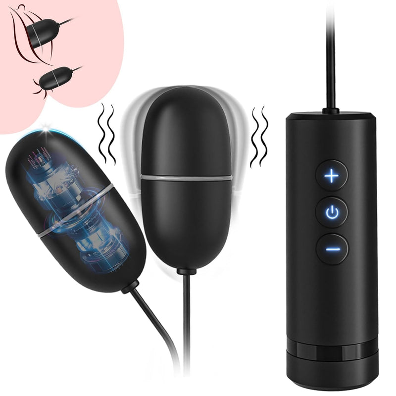 Bullet Vibrator Women Sex Toys, Mini Vibrator With 7 Vibration Modes, Double Egg Vibrators Female G-Spot Clitoral Nipple Stimulation Couple Sex Toys, Vibrator With Remote Usb Charging Adult Sex Toys