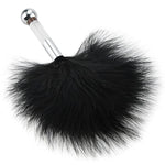 Sm Feather Tickler Teaser Stick Fetish Restraint Kit Skin Stimulator For Cosplay Role Foreplay Bdsm Cople Sex Toys (Black)