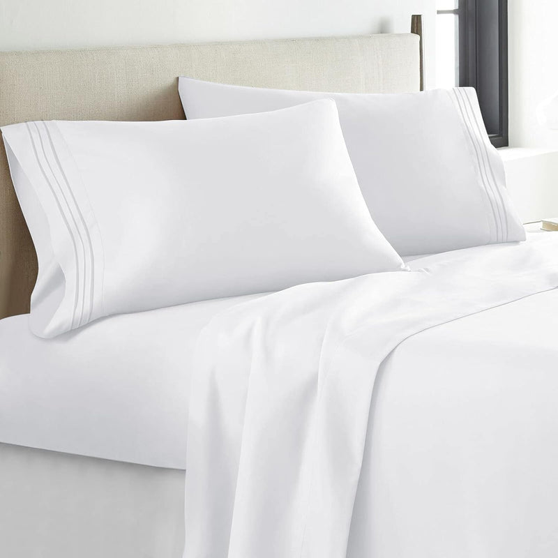 King Size Sheets Set - Hotel Luxury 1800 Thread Count Brushed Microfiber Beddi