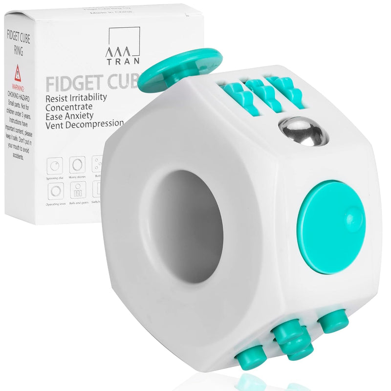 Fidget Cube Stress Relief Toy 6 Sided Infinity Cube Fidget Toy For Kids, Adult