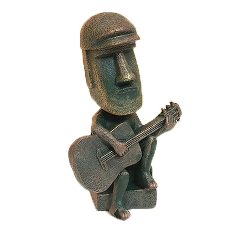 Moai Statue Decor - 6 Inch Easter Island Oranment Resin Stone Decoration For R