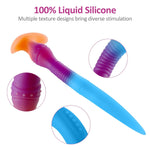 11.2 Inch Soft Silicone Anal Plug (S) + 11.2Inch Huge Silicone Anal Plug