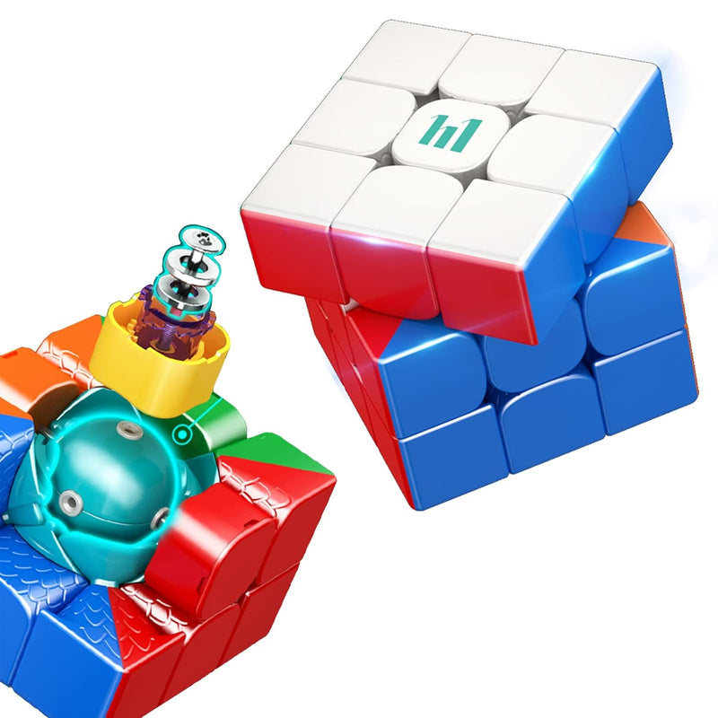 Magnetic Cube 3X3 Moyu & Huameng Magnetic Speed Cube, Smooth Magic Cube 3D Puz