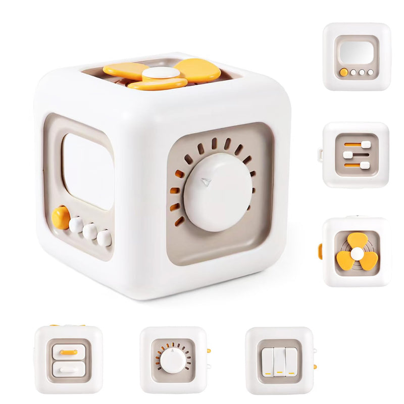 6 In 1 Busy Cube Activity Montessori Toys For 18M+ Toddlers Learning Toys B