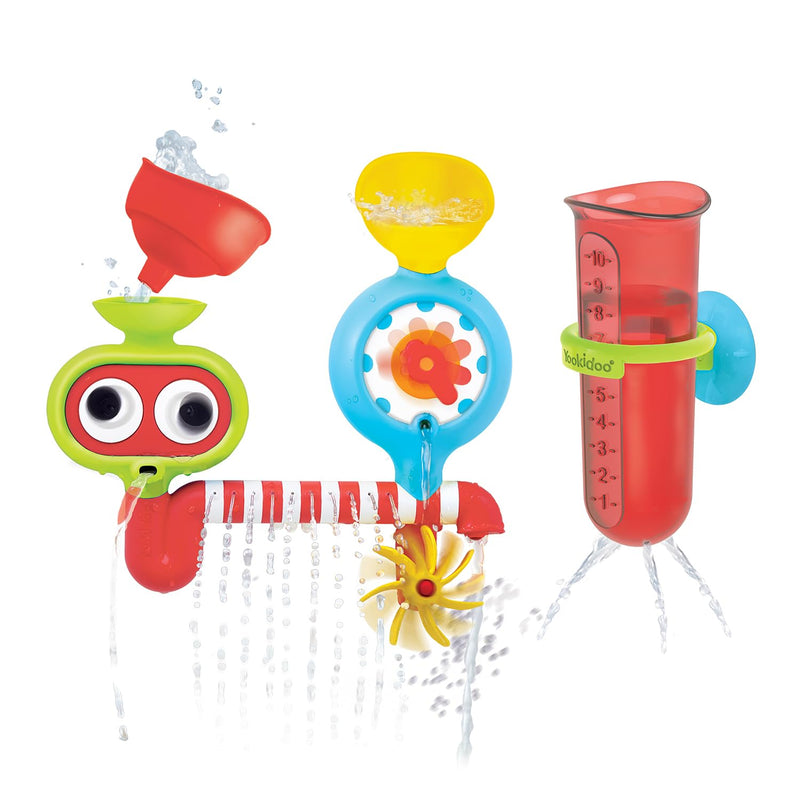 Baby Toddler Bath Wall Toy (Ages 1 3) Waterfall Spinning Gears & Rotating G