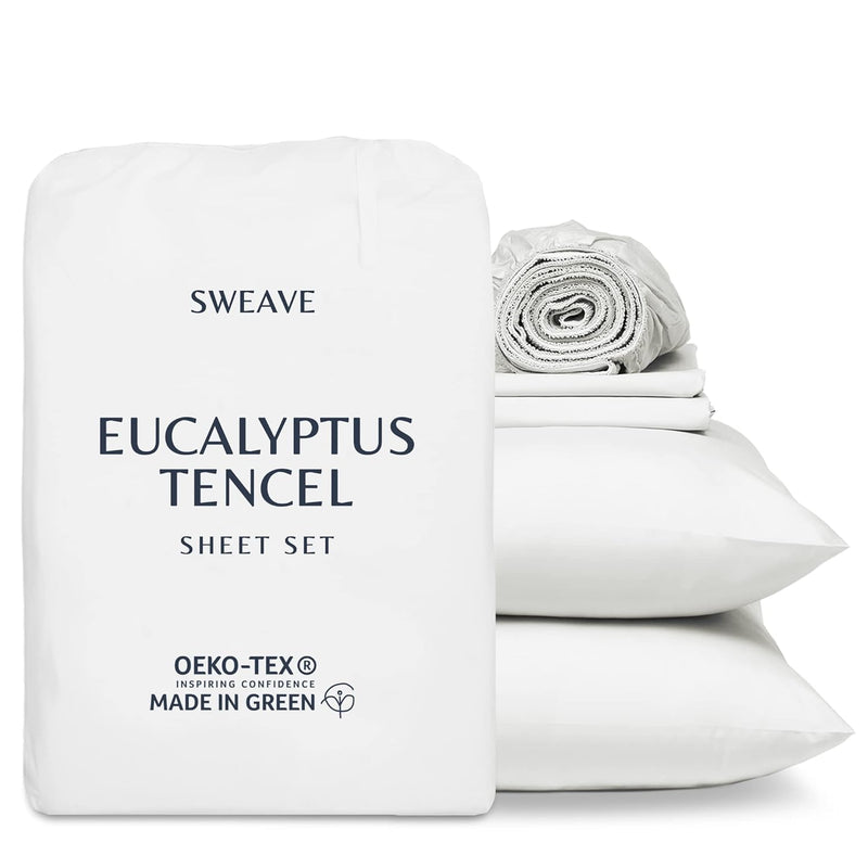 Eucalyptus Sheets Queen Sheets -Optimal Blend Of Organic Tencel And Luxury Egy