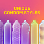 Condoms Mixed Pleasures | Variety Latex Condom Pack 100 Pack
