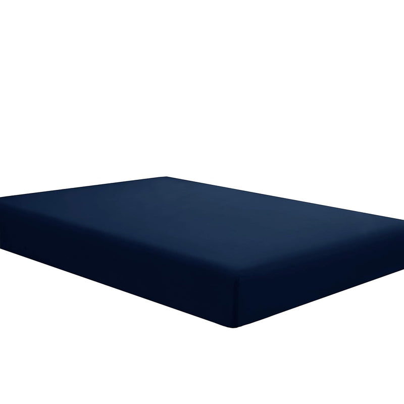 Fitted Sheet Twin Size, Brushed Microfiber, Extra Soft And Comfortable - Wrink